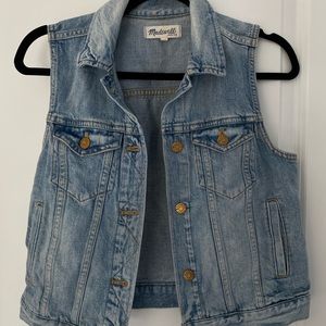 Madewell denim vest